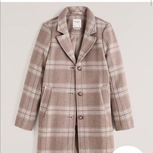 Abercrombie and Fitch Wool Blend Dad Coat MP